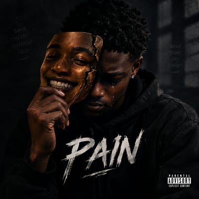 “Pain” a raw sound from the places words can’t reach.